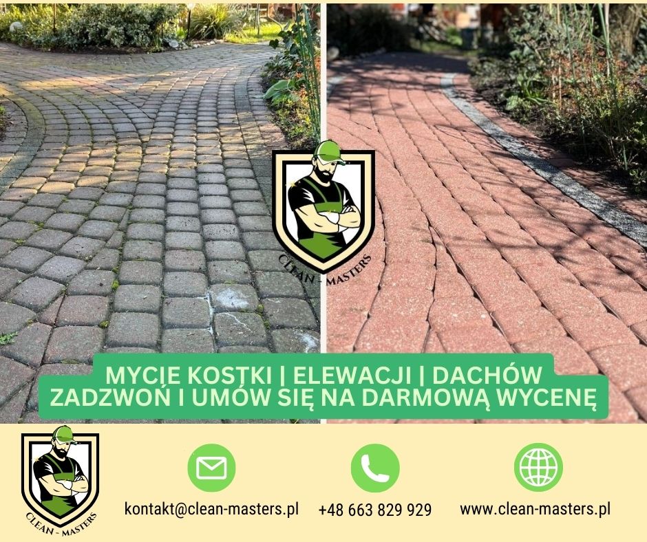 mycie kostki brukowej brodnica